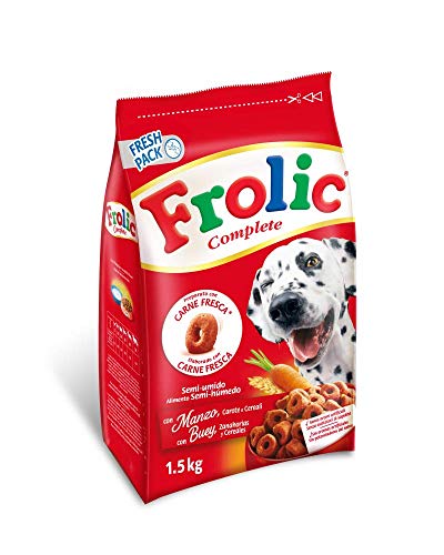 Frolic Pienso para Perros Adultos Sabor Buey (Pack de 5 x 1,5kg)