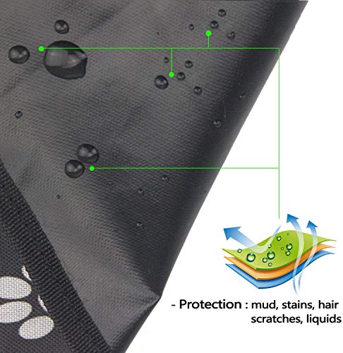 Funda para asiento de coche de Pet Dog Trunk – Oxford Car SUV Seat Cover – Alfombrilla impermeable para perros gatos – Washable Dog Accessories