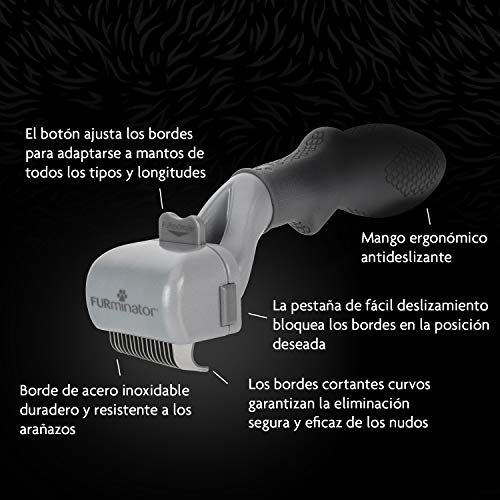 FURminator Dematter para perros y gatos elimina el pelo apelmazado con seguridad y facilidad