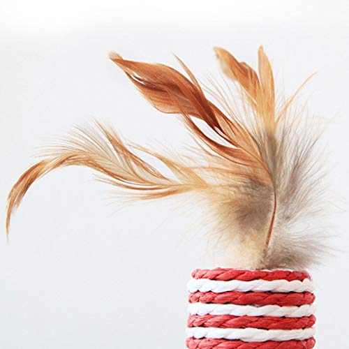 Gato de juguete Divertido Gato Stick Palo de siete piezas Gato Juguete de peluche Gatito de juguete Divertido gato varilla Lucha Gato Juego de juguete Gato Suministros para mascotas Suministros