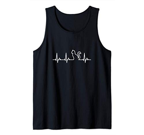 Gato Mi Corazón Late por los Gatos Camiseta sin Mangas