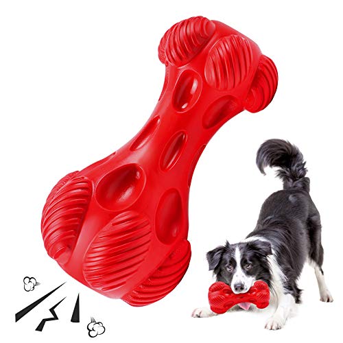 G.C Juguetes para Perros Huesos para Perros Resistentes, Juguetes Morder para Perros Interactivos Cepillo de Dientes para Cachorro Mascotas de Pequeños Medianos y Grandes