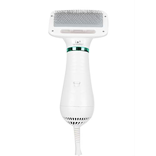 Germerse Peine para Mascotas, secador de Pelo para Perros, Peine de Aseo eléctrico, portátil, Potente, Ajustable, Inteligente para Animales pequeños, Gatitos, Gatos