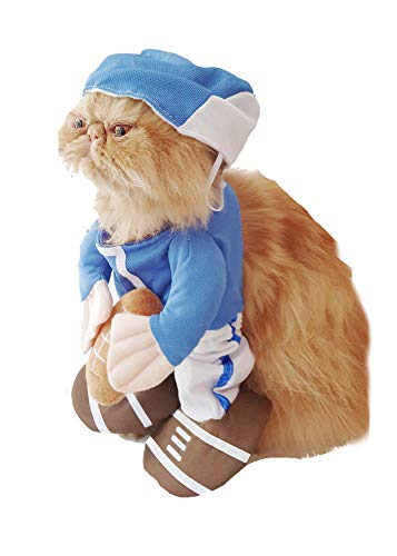 Glamour Girlz divertido perro gato americano fútbol deportes atleta Halloween disfraz