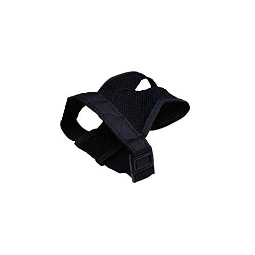 Gloria - Pantalones para correr para perros con cierre de velcro (16-23 cm), color negro