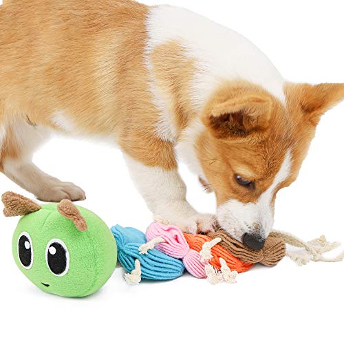 Gojiny Juguete de Rompecabezas de Perro Juguete de Snuffling para Perro Juguete de Peluche Golosinas para Mascotas Juguete de Entrenamiento para Nariz