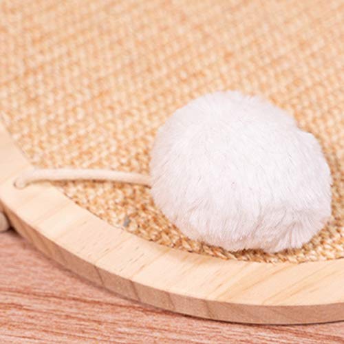 Gojiny Rascador de Gato con Ventosas Sisal Rascador de Gato Montaje en Pared Gato Gatito Tablero de Rascado Ahorra Espacio para Gatos