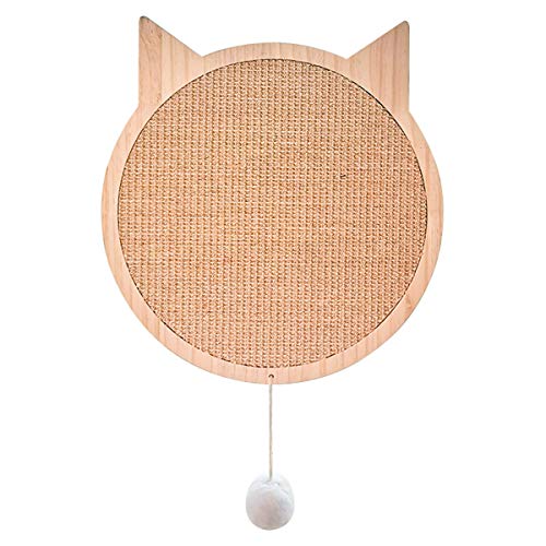 Gojiny Rascador de Gato con Ventosas Sisal Rascador de Gato Montaje en Pared Gato Gatito Tablero de Rascado Ahorra Espacio para Gatos