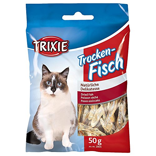 Golosinas para gatos / premios TRIXIE Anchoas secas para gatos 50 g