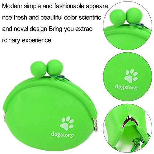 GOODGDN Bolsa de Silicona para Perros, 2 Unidades Bolso portátil de Silicona para Entrenamiento de Perros y Bolsa, Bolsa de Comida de Silicona para Perros Bolsa de Entrenamiento Bolsa de golosina