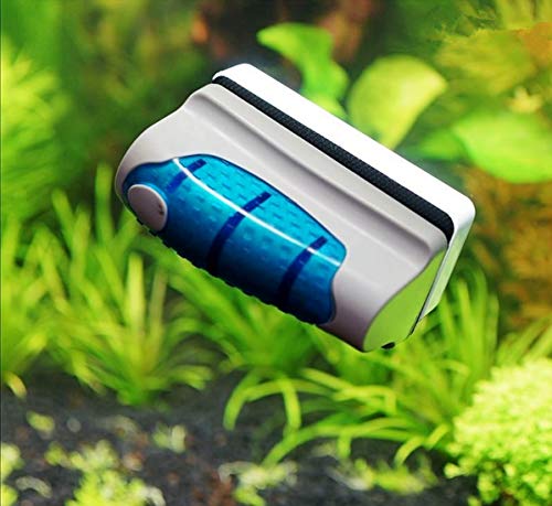 Goodn Cepillo limpiador magnético para acuario de peces de cristal flotante para limpieza de algas acuáticas