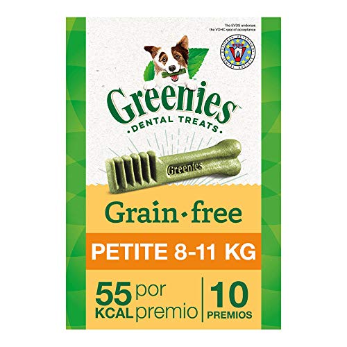 Greenies Snack Dental Grain free Petite para perros de 7kg a 11kg (Pack de 6 x 170g)