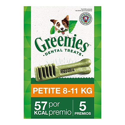 Greenies Snack Dental Petite para Perros de 7kg a 11kg (Pack de 6 x 85g)