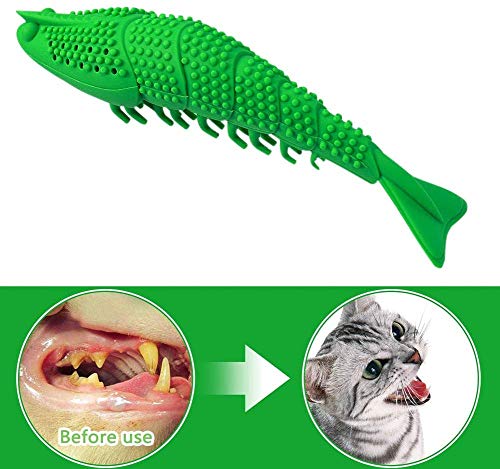 Guajave - Cepillo de Dientes para Gato, Forma de Cangrejo de río, Limpieza Dental