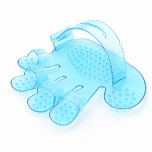 Guante para mascotas Guante de aseo para gatos Cepillo para el cabello de gato Guantes para deshidratación Peine para perros para gatos Baño Cepillo de masaje limpio para depilación, 1 PC