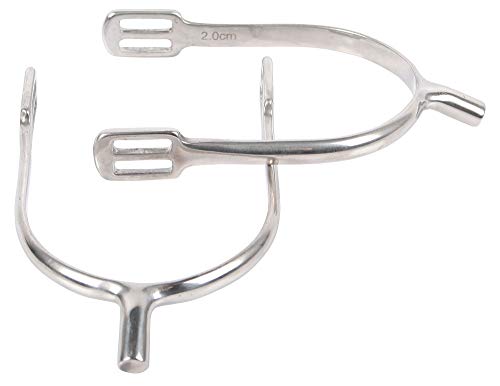 Harry's Horse Espuelas de acero inoxidable para mujer, gris, 40, 43201995