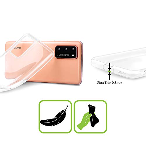 Head Case Designs Oficial DawgArt Border Collie Perros 2 Carcasa de Gel de Silicona Compatible con Huawei P40