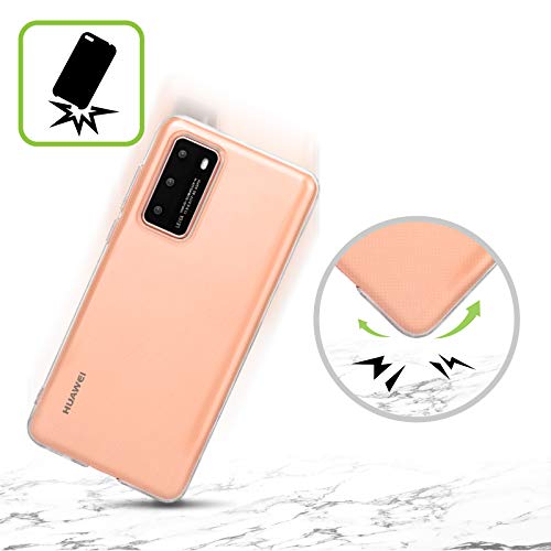 Head Case Designs Oficial DawgArt Border Collie Perros 2 Carcasa de Gel de Silicona Compatible con Huawei P40