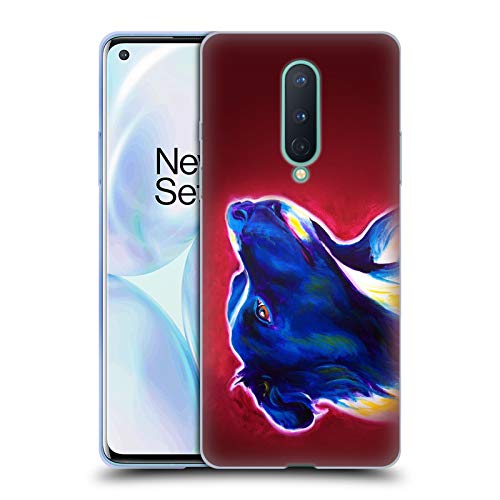 Head Case Designs Oficial DawgArt Border Collie Perros 2 Carcasa de Gel de Silicona Compatible con OnePlus 8