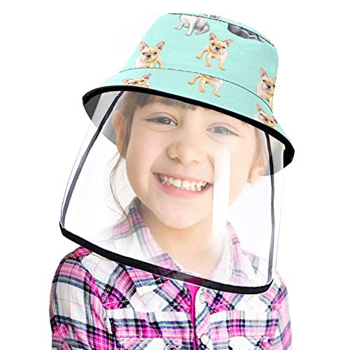 Henghenghaha - Sombrero para perro, color blanco y negro
