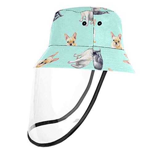 Henghenghaha - Sombrero para perro, color blanco y negro