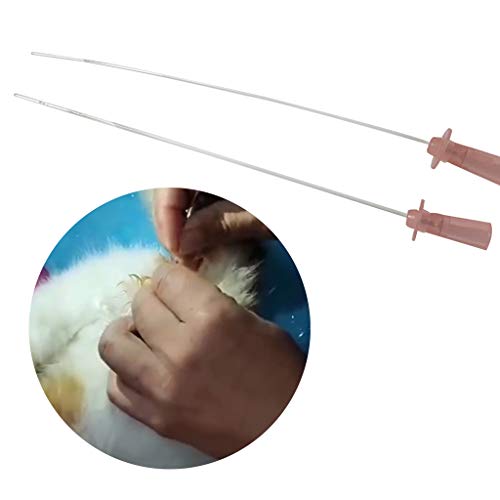 Hergon 1,0/1,3 mm lado / extremo apertura PVC Animal Urina Gato Catéter sin lápiz capacitivo para animales de compañía