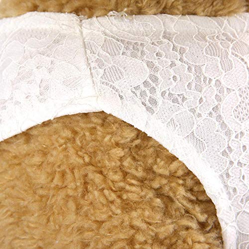 Hffheer Vestido de Aseo para Perros y Mascotas, Ropa para Perros, Lentejuelas, Sedoso Tiquin, Disfraz de Cachorro, Vestido para decoración de Perros
