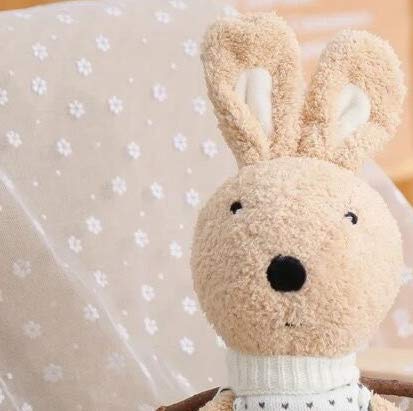 HLJZK Suéter Blanco Lindo Conejito Muñeco de Peluche de Juguete Muñeca Chica Lindo bebé Ragdoll 60Cm