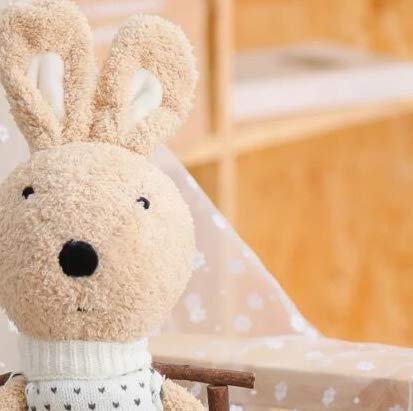 HLJZK Suéter Blanco Lindo Conejito Muñeco de Peluche de Juguete Muñeca Chica Lindo bebé Ragdoll 60Cm