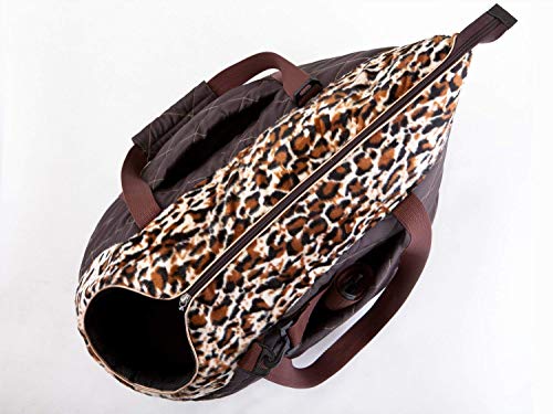 Hobbydog TORPAN11 - Bolsa para Perros y Gatos (27 x 25 x 43 cm), diseño de Pantera