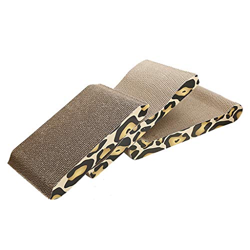 holilest Juguetes para Gatos, Sofá Diseño Rascador para Gatos Tablero Corrugado Juguete Scratcher Bed Pad Reversible Pet-2