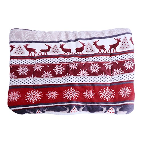 Hoylson Manta para Perro Gato Suave Cálida Manta Lavable para Pequeño Medianos Grande Mascota(Rosado, Grande)