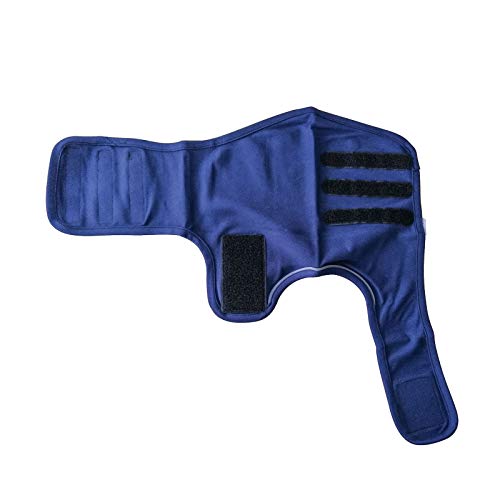 Huachaoxiang Tarea De Perro Chaleco Calmante, Destracción De La Tensión De La Camiseta De La Ansiedad del Perro para El Retiro De Los Perros Retiro del Perro Ropa De Mascota Calmante Emocional,Azul,L
