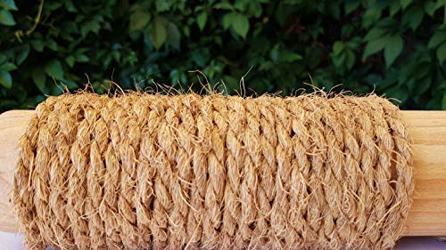 Humusziegel - cuerda de repuesto para poste rascador para gatos 7 mm, 3 x 50 m