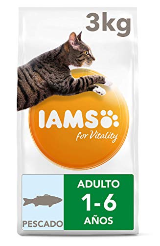 IAMS for Vitality - Alimento para Gato Adulto con pescado oceánico, 3 kg