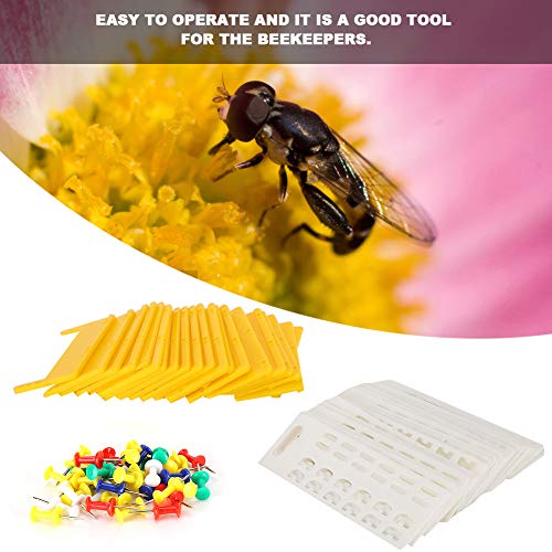 iFCOW Kit de barrera de enjambre ajustable Bee Queen anti‑escape hoja de apicultura herramienta de apicultura