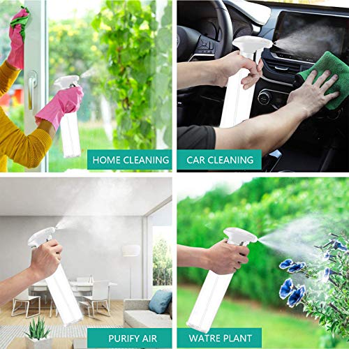 ImnBest Botella de Spray Vacías de Plásticoo 5 x 500ml, Pulverizador Agua de Gatillo Bote Spray Pulverizador para Regar Plantas de Jardín,Limpieza, Cocina