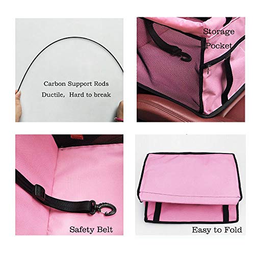Impermeable para Animal doméstico de alfombra Auto Safety Car cinturón de seguridad - Carcasa Booster Bolsa de transporte PET protección para viaje cojín asiento de coche para perro gato animal