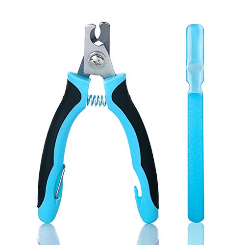 Inalámbrico Cortauñas for Perro Gato con Mascota Protector de Seguridad Acero Inoxidable Alicates Uñas for Mascotas Perros Gatos Conejas Veterinaria Utilizar Eléctrico ( Color : Blue , Size : L )