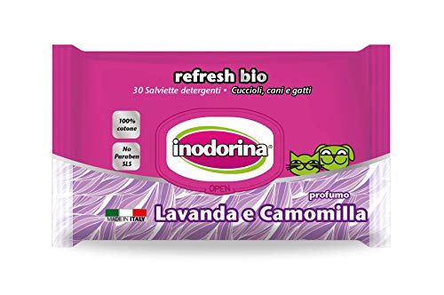 Inodorina Toallitas Bio Lavanda CAM Perro Higiene