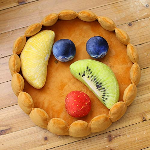 Invierno Felpa Almohadilla Mascota Caliente Cojines de la Fruta (Color : A, Size : 40cm)