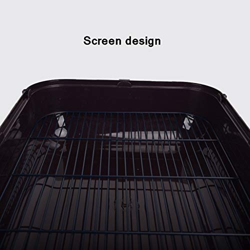 Jaula para Pájaros Pet Box Transporte, portátiles de pequeño tamaño Pájaros Viajes Cage, bolsa del animal doméstico del bolso del viaje del perrito del gato del perro jaula for conejos grande pajarera