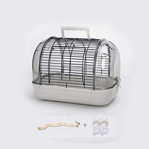 Jaulas para pájaros Pet Box Transporte, portátiles de pequeño tamaño Pájaros Viajes Cage, bolsa del animal doméstico del bolso del viaje del perrito del gato del perro jaula for conejos Jaula Para lor