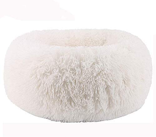 JCT Cama para Gato Cama Para perro Calmante para Gato Cama de Felpa Suave para Mascotas Pequeñas, Medianas, Grandes, Parte Inferior Antideslizante,Lavable a Máquina