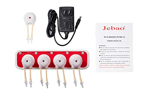 Jebao Doser 3.4 WiFi 4 canales bomba dosificador automático para acuario de agua salada