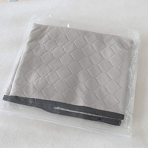 JIEUO Pastillas De Perros, Almohadillas De Cambio De Mascotas, Almohadillas De Perros Fáciles De Lavar Y Secas, Almohadillas De Cambio Antideslizantes, Varios Tamaños,Gray a,L