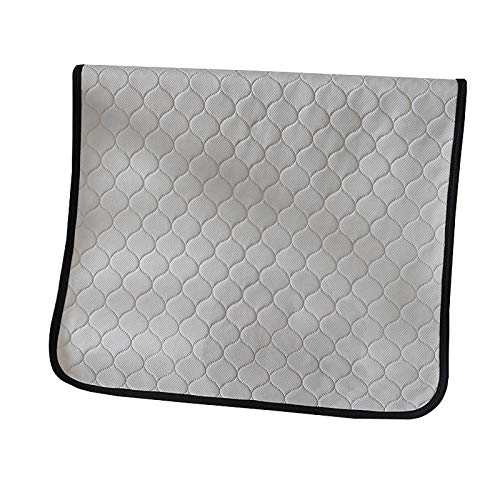 JIEUO Pastillas De Perros, Almohadillas De Cambio De Mascotas, Almohadillas De Perros Fáciles De Lavar Y Secas, Almohadillas De Cambio Antideslizantes, Varios Tamaños,Gray a,L