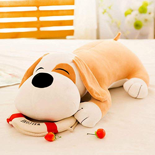 JMHomeDecor Juguetes De Peluche 35Cm Animales Lindos Almohada Refuerzo De Felpa De Algodón Suave Perro para Dormir Juguete para Mascotas Útil para Dormir La Siesta