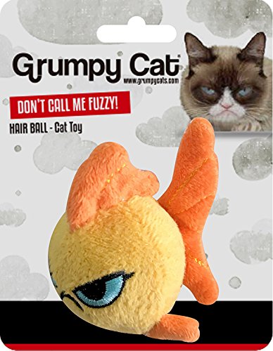 Juguete de Pelota de pez Dorado para Gato Grumpy
