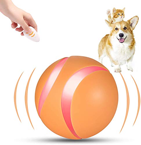 Juguete Interactivo para Gato Juguete interactivo inteligente para mascotas, pelota de rebote para perro, gato, USB, pelota electrónica interactiva para mascotas, pelota de flash con 5 luces de flash